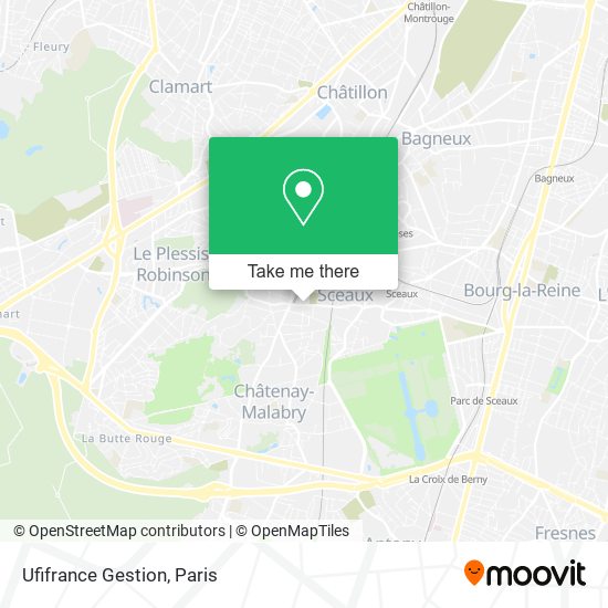 Ufifrance Gestion map