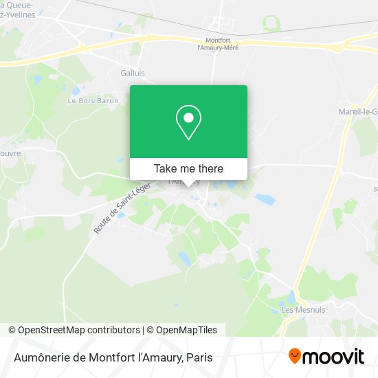 Mapa Aumônerie de Montfort l'Amaury