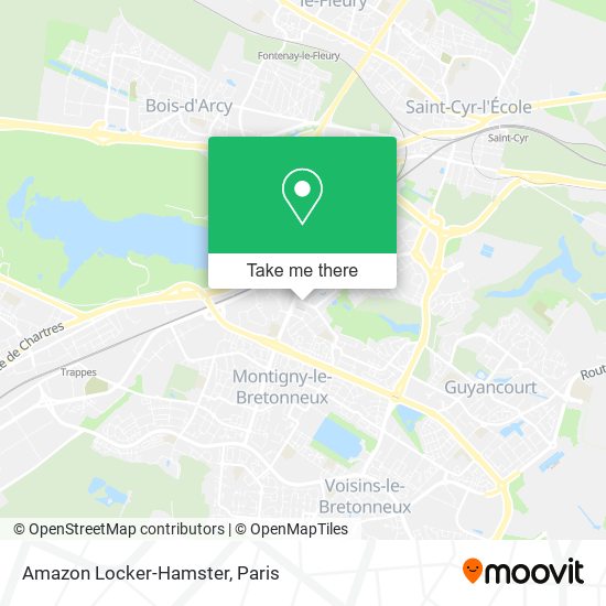 Amazon Locker-Hamster map