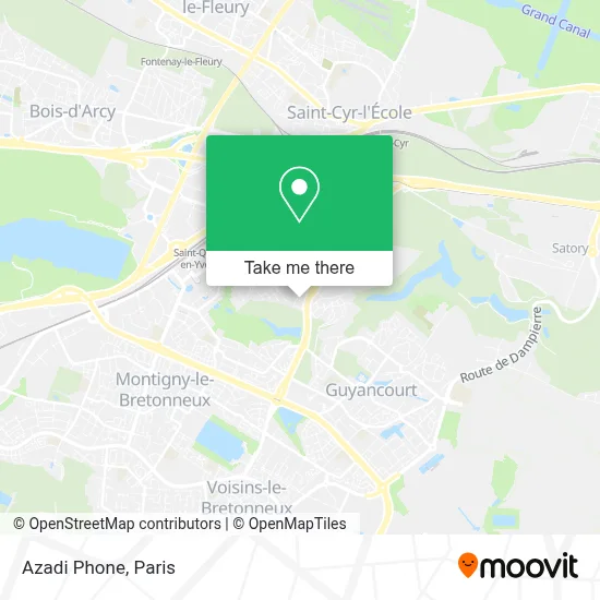 Azadi Phone map
