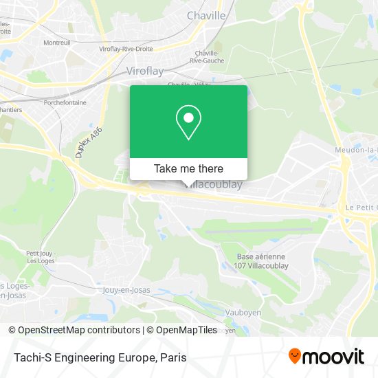 Mapa Tachi-S Engineering Europe