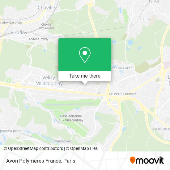 Mapa Avon Polymeres France