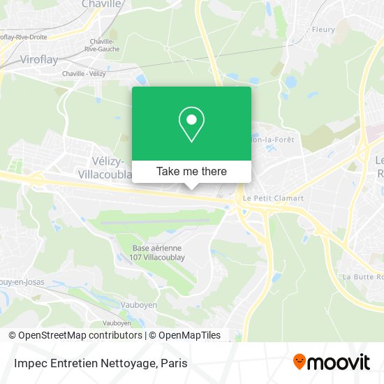 Impec Entretien Nettoyage map