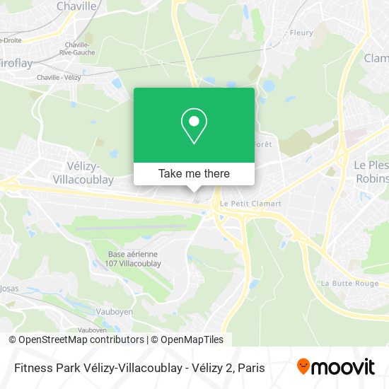 Fitness Park Vélizy-Villacoublay - Vélizy 2 map