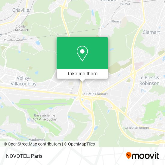 NOVOTEL map