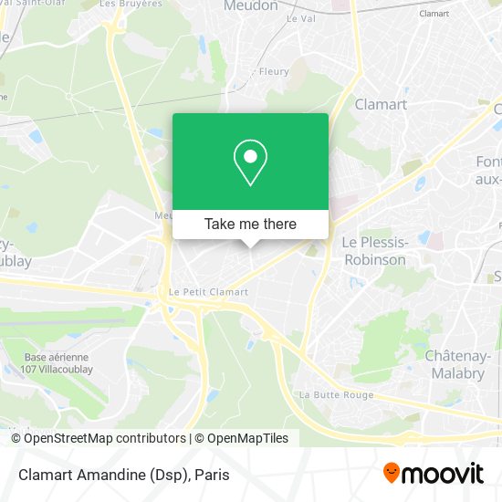 Mapa Clamart Amandine (Dsp)