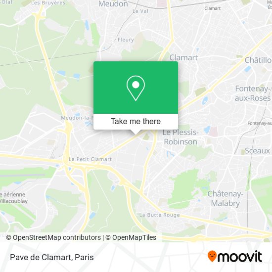 Mapa Pave de Clamart