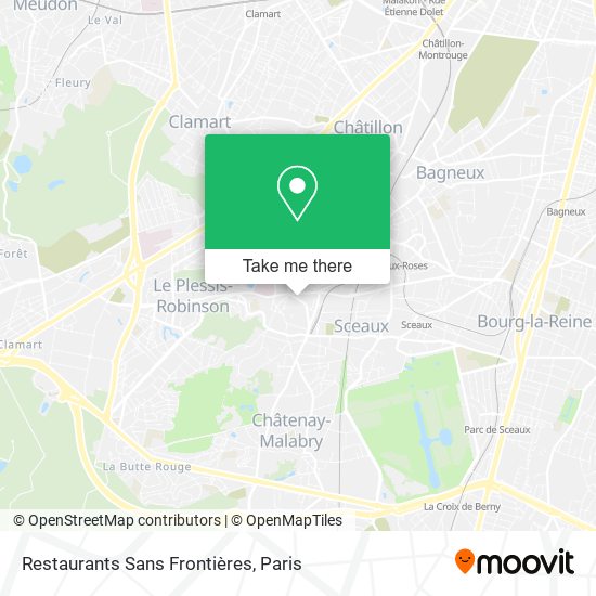 Restaurants Sans Frontières map