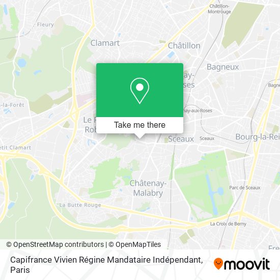 Capifrance Vivien Régine Mandataire Indépendant map