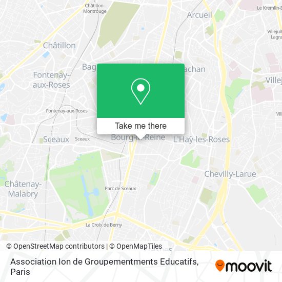 Mapa Association Ion de Groupementments Educatifs