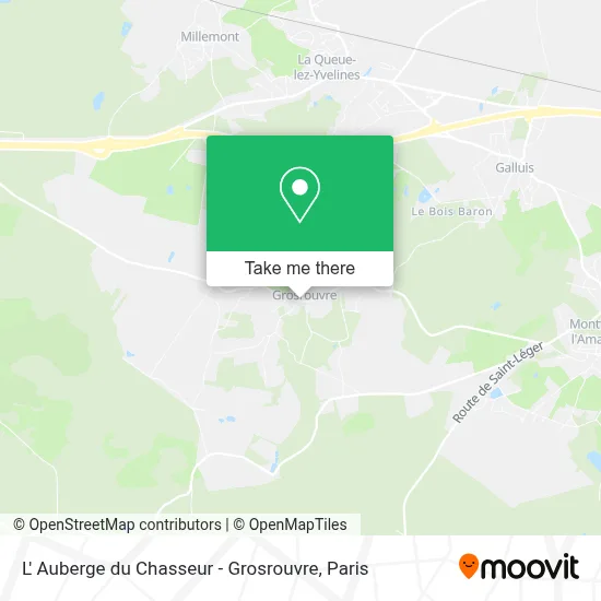 L' Auberge du Chasseur - Grosrouvre map