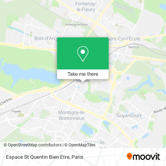 Espace St Quentin Bien Etre map