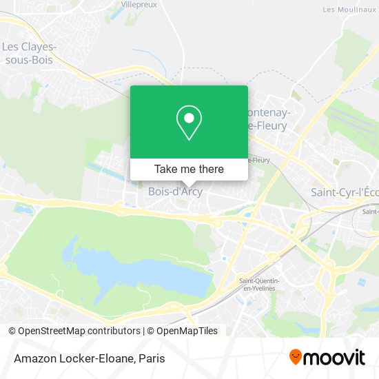 Amazon Locker-Eloane map