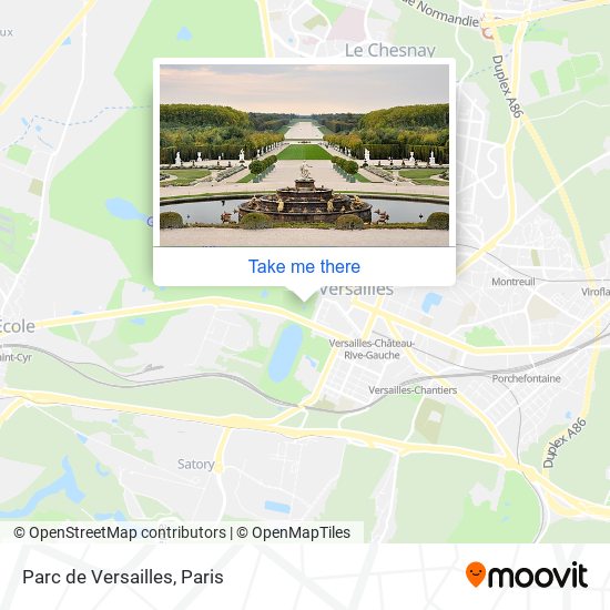 Mapa Parc de Versailles