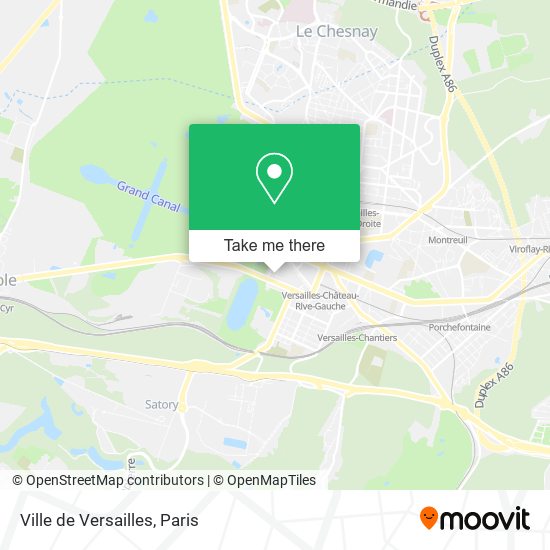 Mapa Ville de Versailles