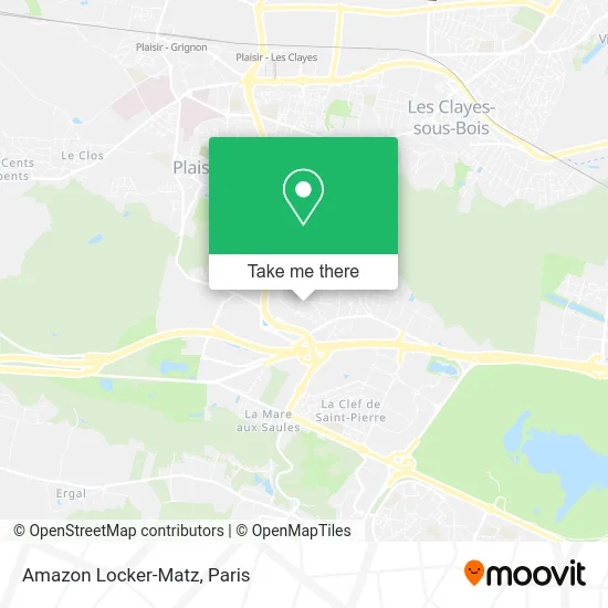 Amazon Locker-Matz map