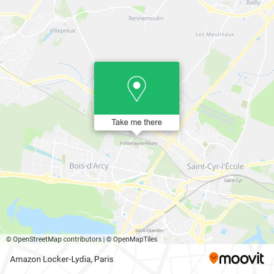 Amazon Locker-Lydia map