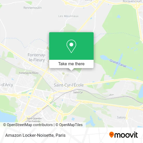 Amazon Locker-Noisette map