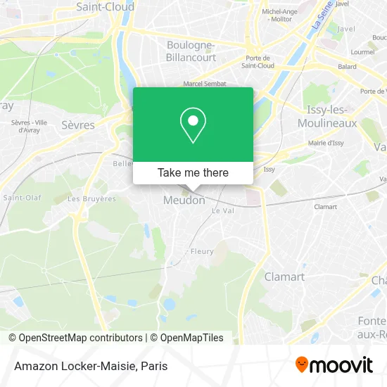 Amazon Locker-Maisie map