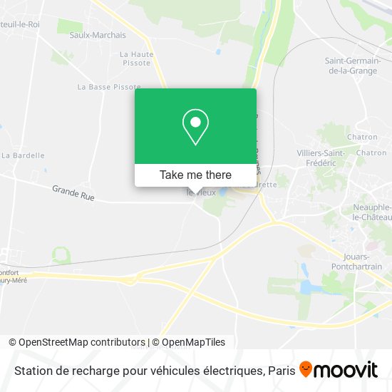Station de recharge pour véhicules électriques map