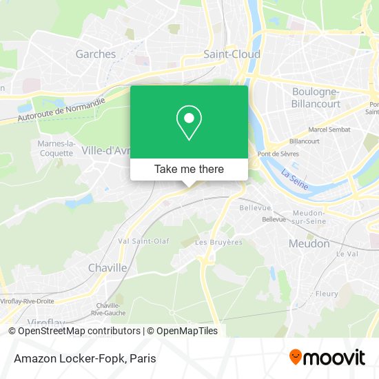 Amazon Locker-Fopk map