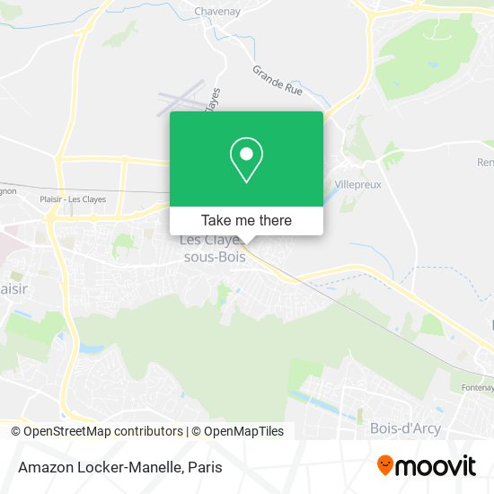 Mapa Amazon Locker-Manelle