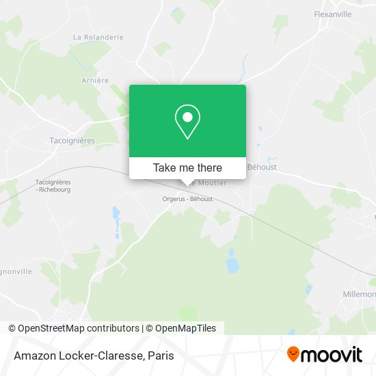 Amazon Locker-Claresse map