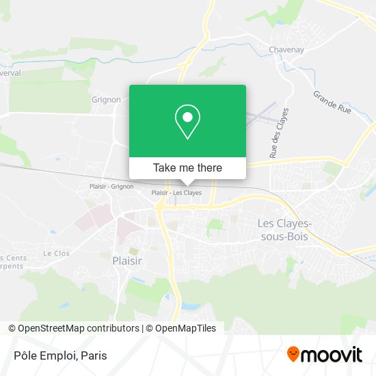 Pôle Emploi map