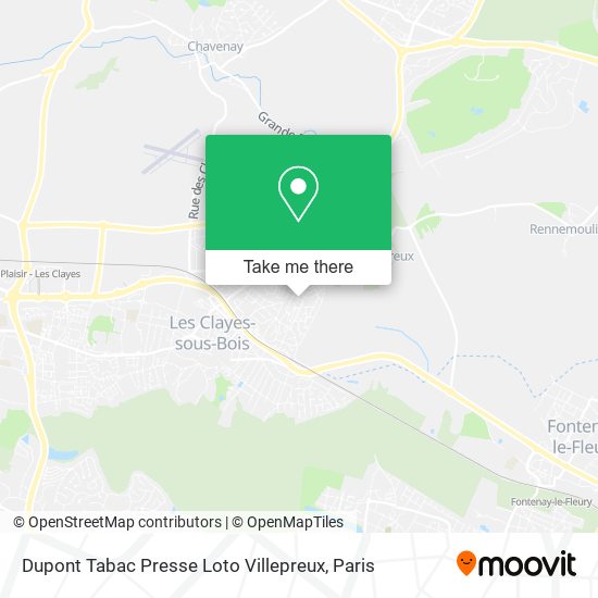 Mapa Dupont Tabac Presse Loto Villepreux