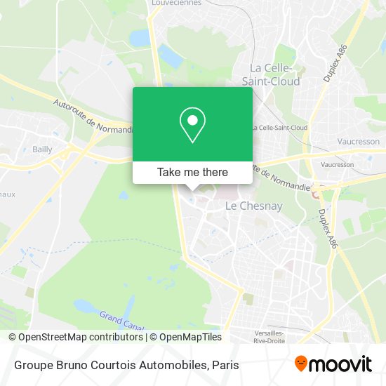 Mapa Groupe Bruno Courtois Automobiles