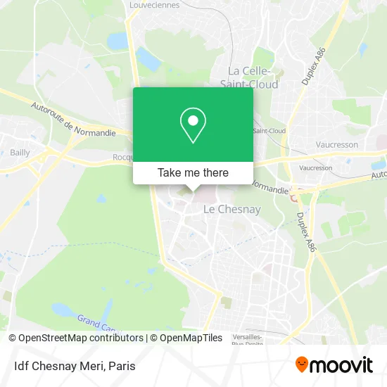 Idf Chesnay Meri map