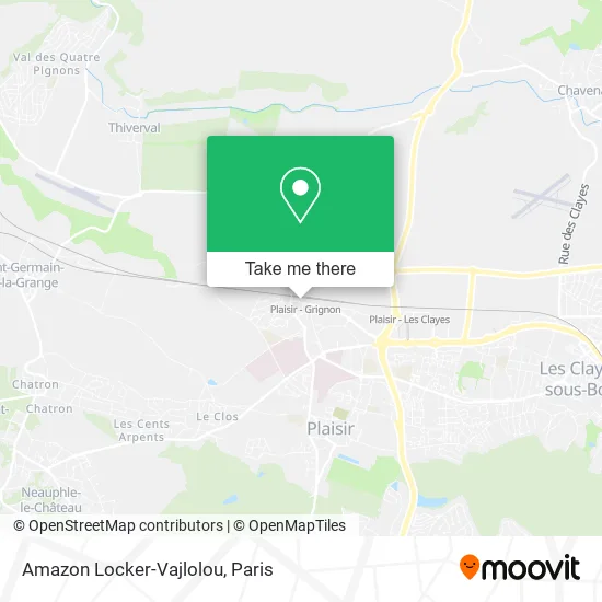 Amazon Locker-Vajlolou map
