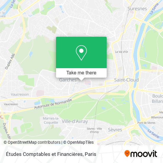 Études Comptables et Financières map