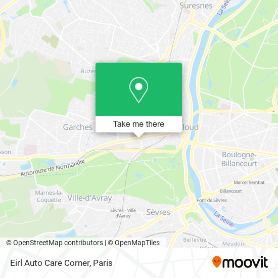 Eirl Auto Care Corner map