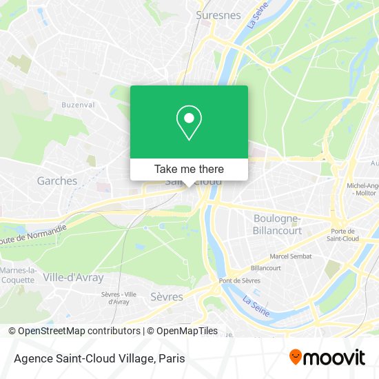 Agence Saint-Cloud Village map