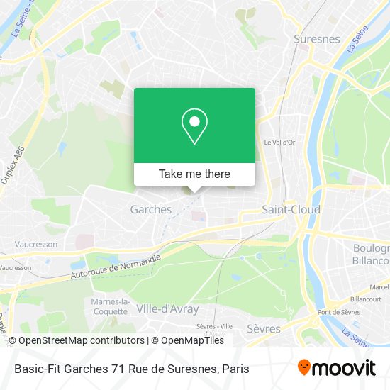 Basic-Fit Garches 71 Rue de Suresnes map