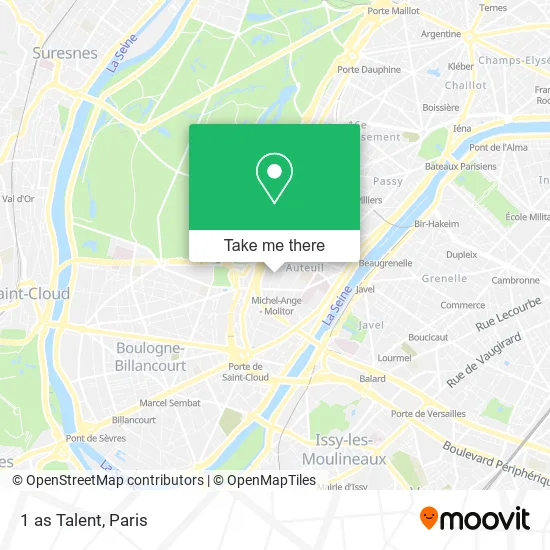 1 as Talent map