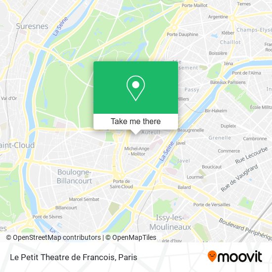 Le Petit Theatre de Francois map