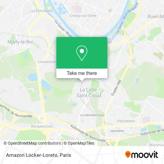 Amazon Locker-Loreto map