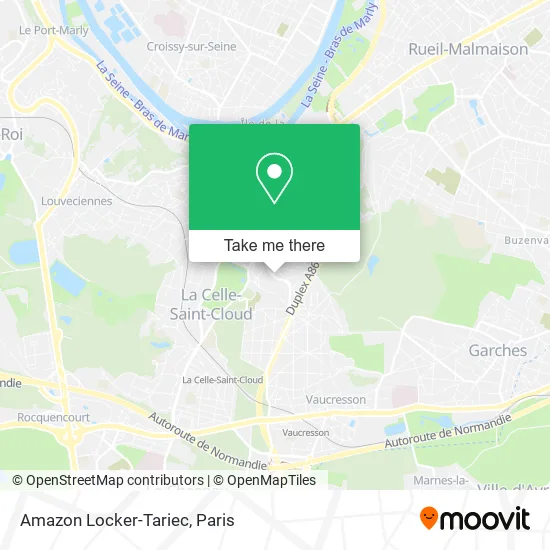 Amazon Locker-Tariec map