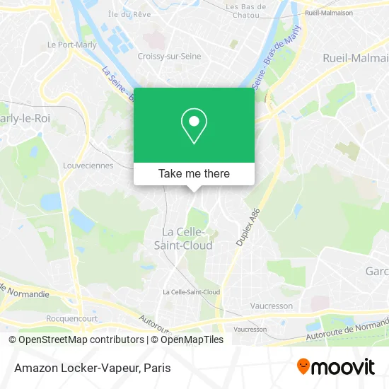 Amazon Locker-Vapeur map