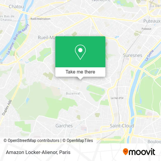 Amazon Locker-Alienor map