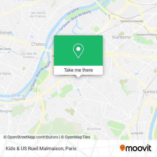 Kids & US Rueil Malmaison map