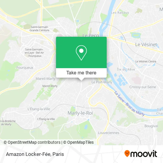 Amazon Locker-Fée map
