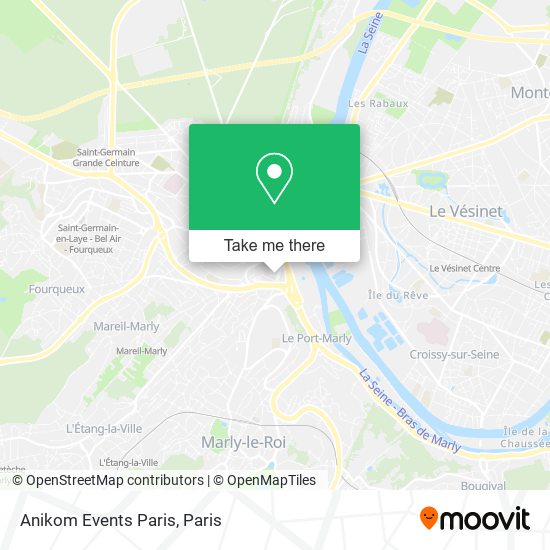 Mapa Anikom Events Paris