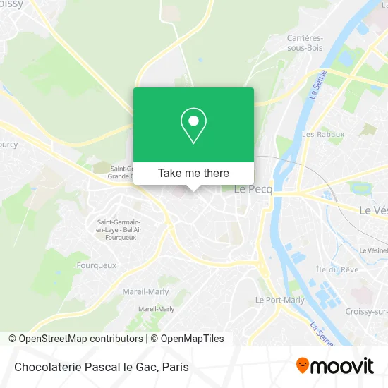 Chocolaterie Pascal le Gac map