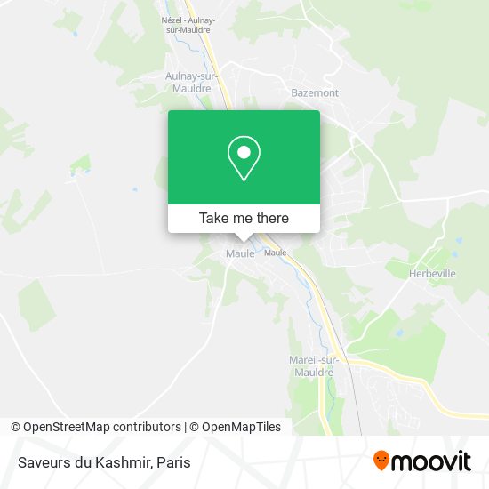 Mapa Saveurs du Kashmir