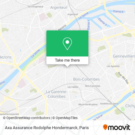 Axa Assurance Rodolphe Hondermarck map