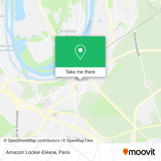 Amazon Locker-Eléane map