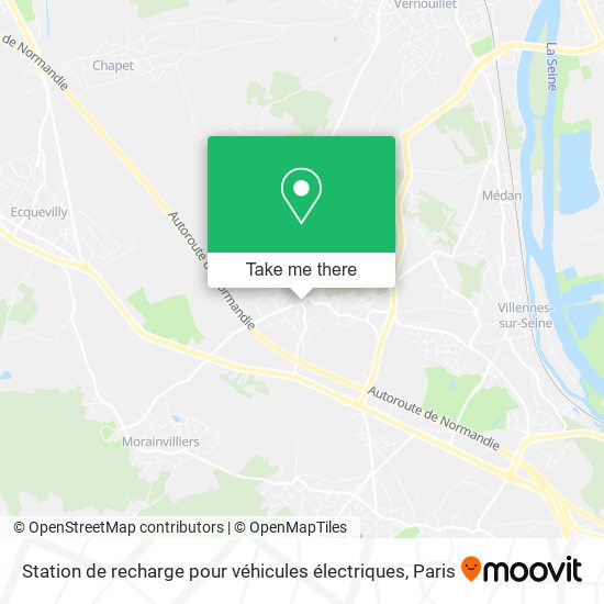 Station de recharge pour véhicules électriques map